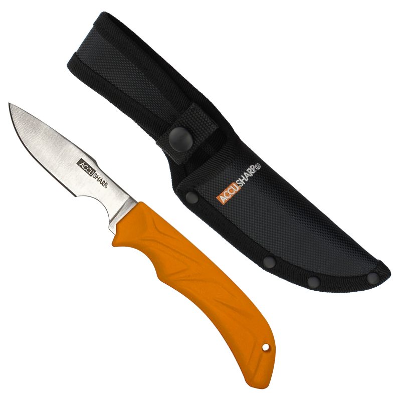 Accusharp Caping Knife Orange W/Shth