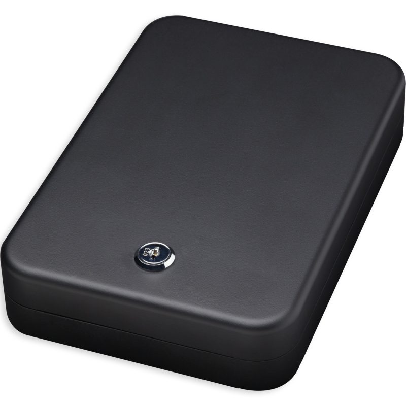 Bulldog Personal Safe W/Key Lock Blk