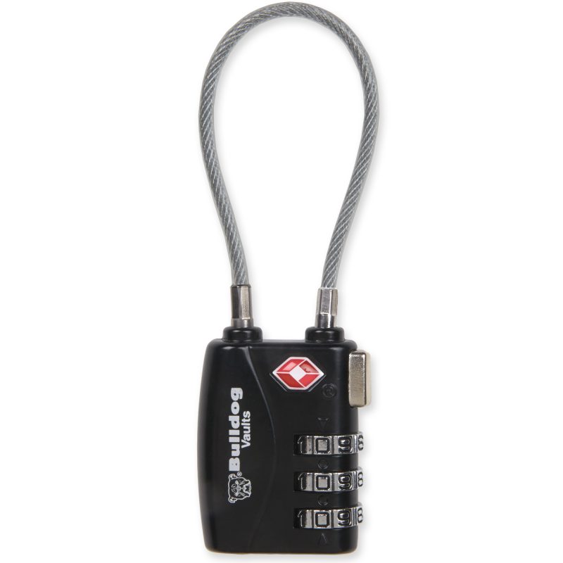 Bulldog Tsa Lock W/Stl Cable Non-Ca