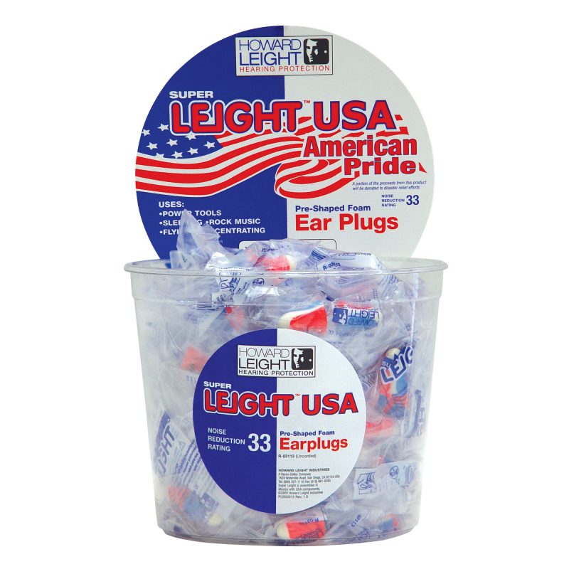 H/L Usa Plugs 100Pr Red/White/Blue