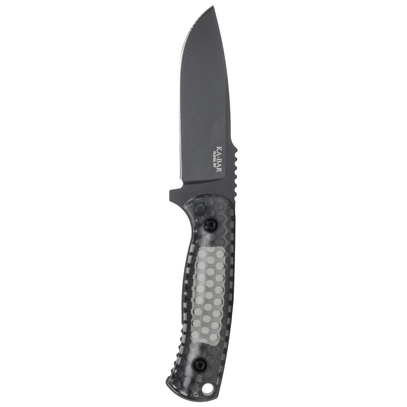Kbar Cool Name Drop Point Blk W/Shth