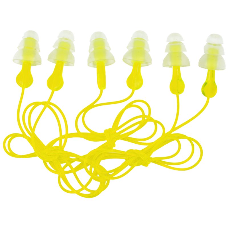 Peltor Reuse Tri-Flange Earplugs 3Pk
