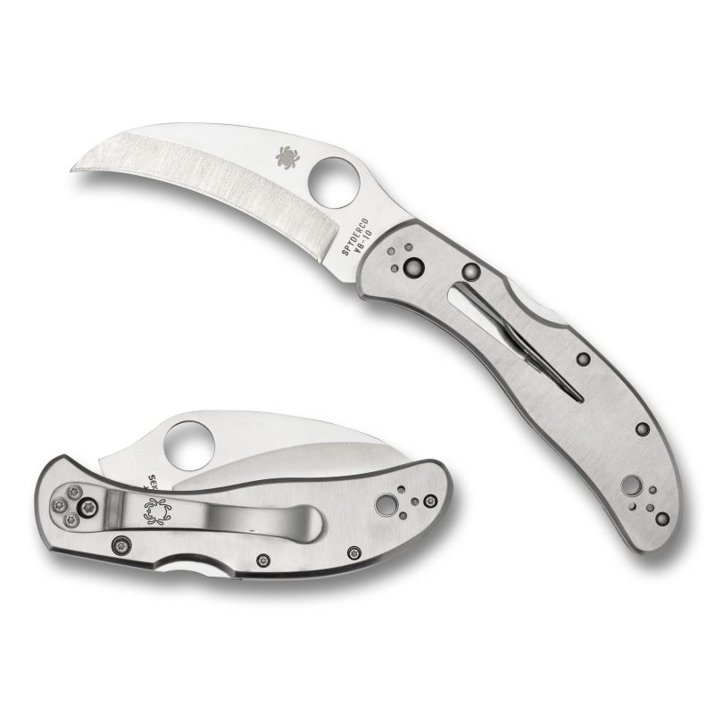 Spyderco Harpy Clipit Ss 2.75" Silv