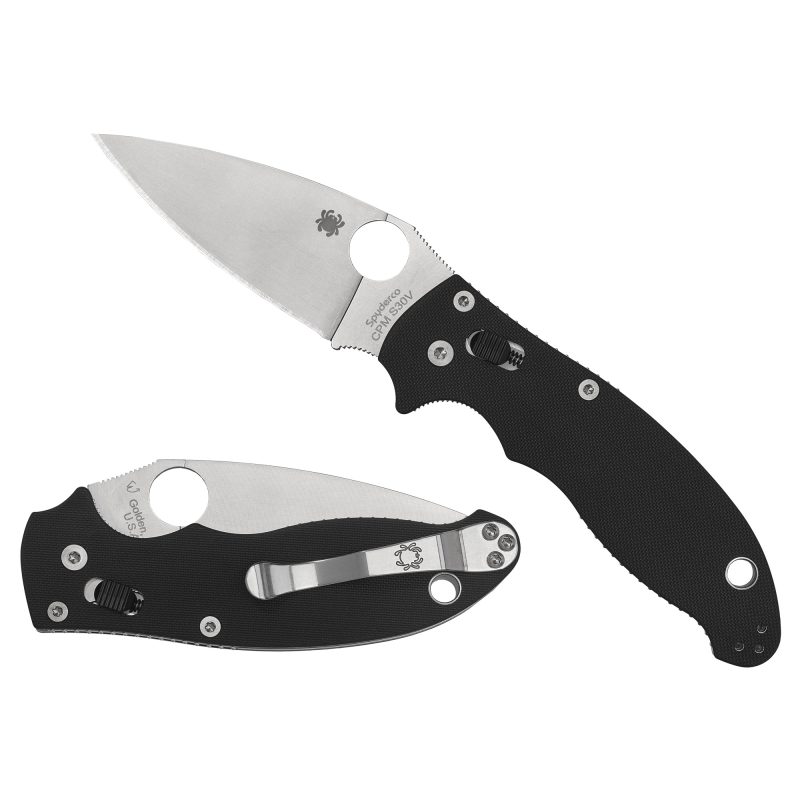 Spyderco Manix 2 Black G10 Plainedge