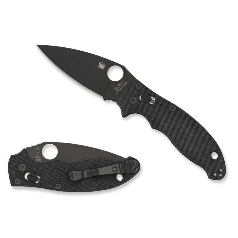 Spyderco Manix 2 Black Blade 3.375"