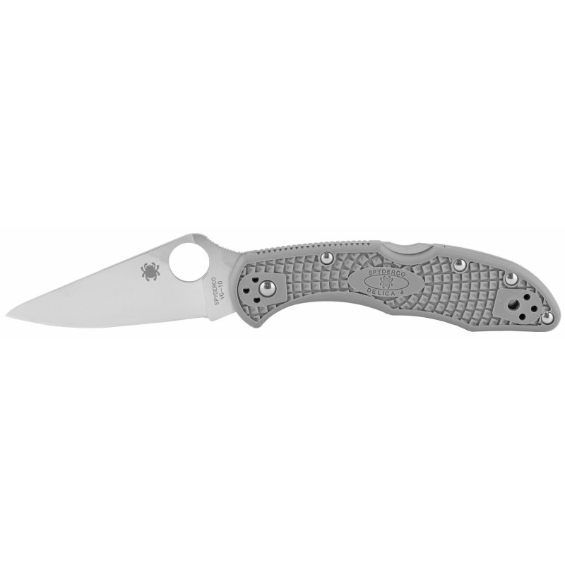 Spyderco Delica4 Ffg Plainedge Grey