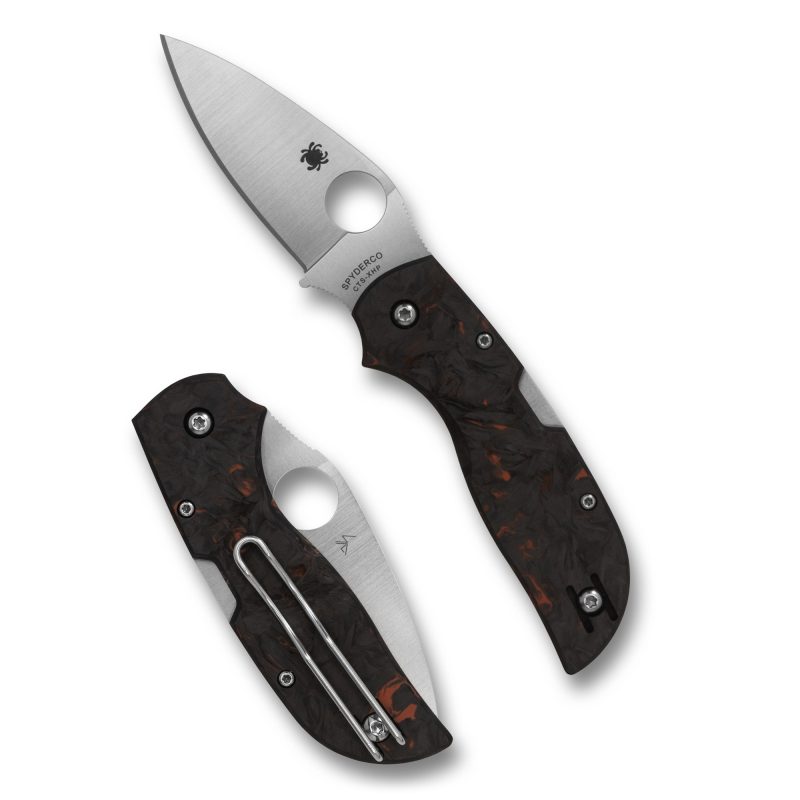 Spyderco Chaparral Red Fatcarbon Cf