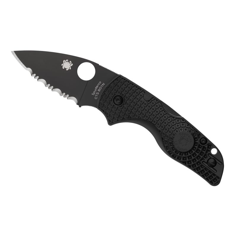Spyderco Lil Native Lw Blk/Blk Srtd