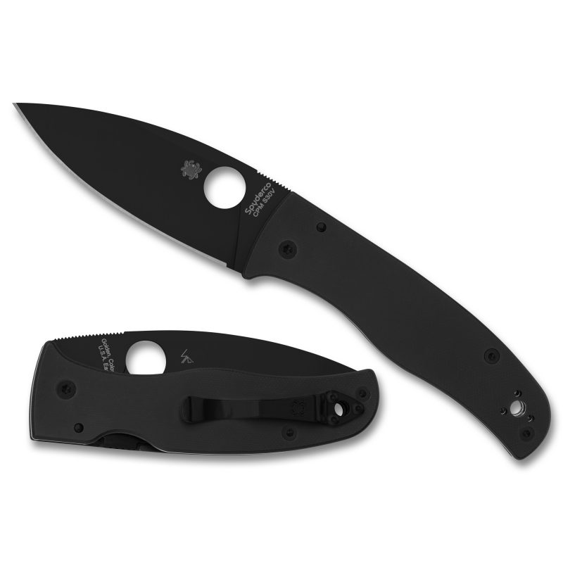 Spyderco Bodacious Blk/Blk S30V Srtd