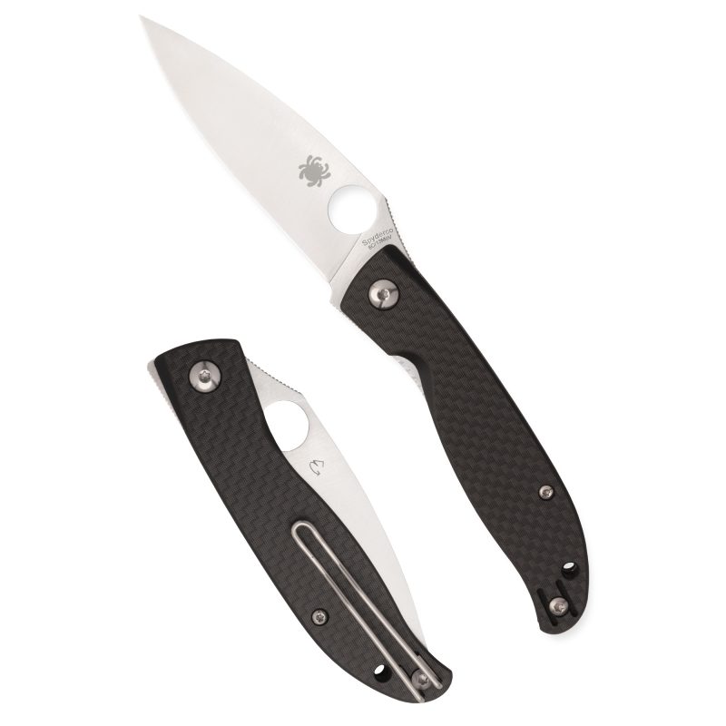 Spyderco Mantra 4 Cf 3.34" Blk/Slv