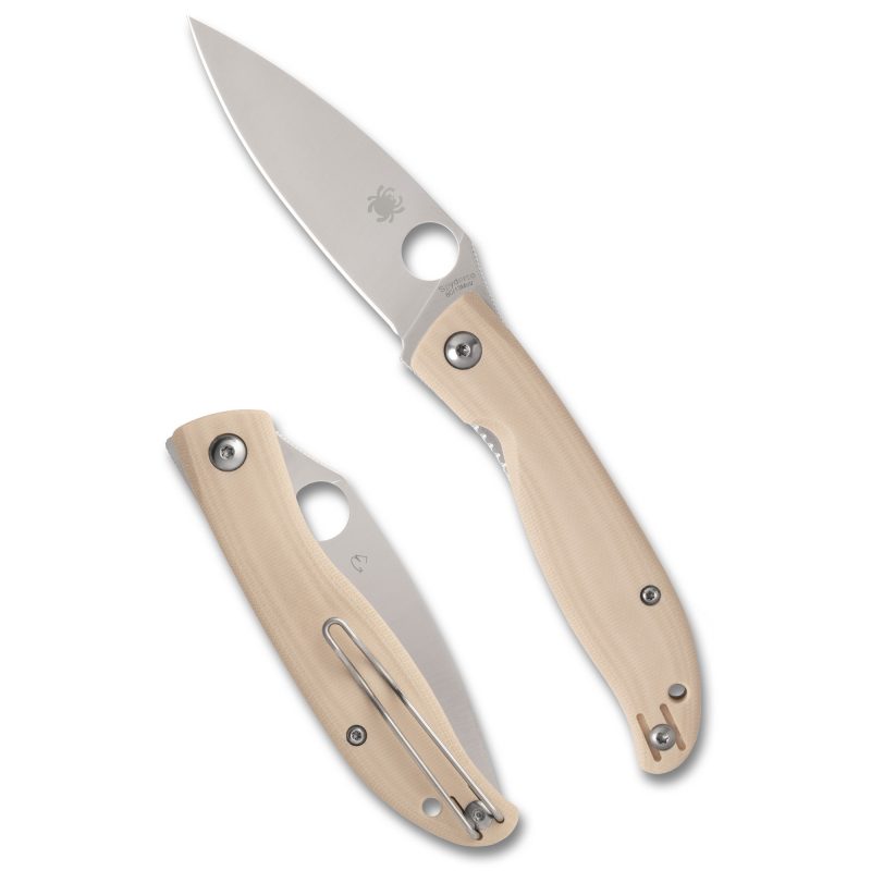 Spyderco Mantra 4 G-10 3.34" Wht/Slv