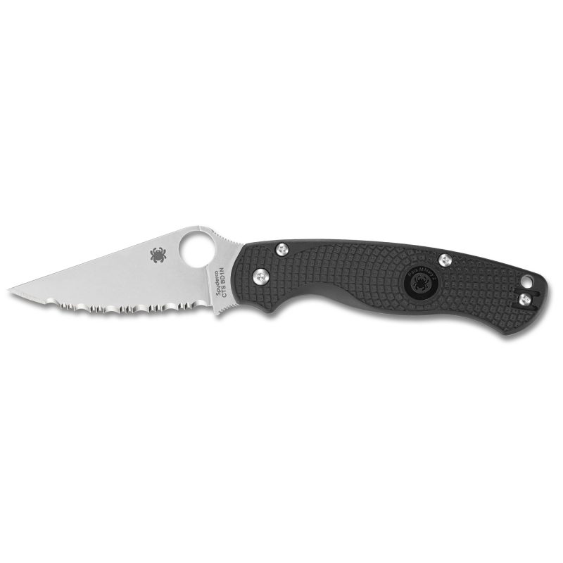 Spyderco Para Mltry 2 Lw Blk/Slv Se